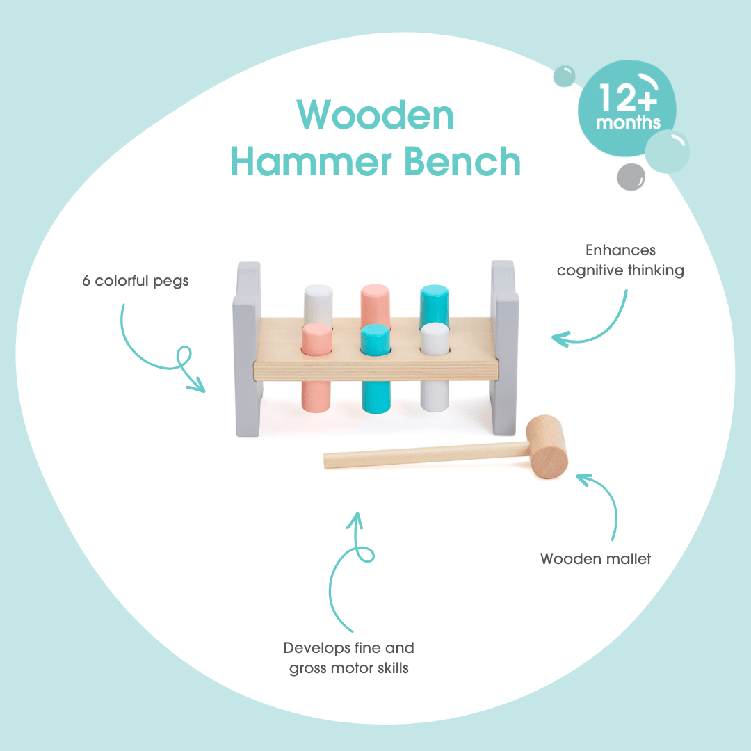BUBBLE WOODEN HAMMER BENCH - Bubs Universe
