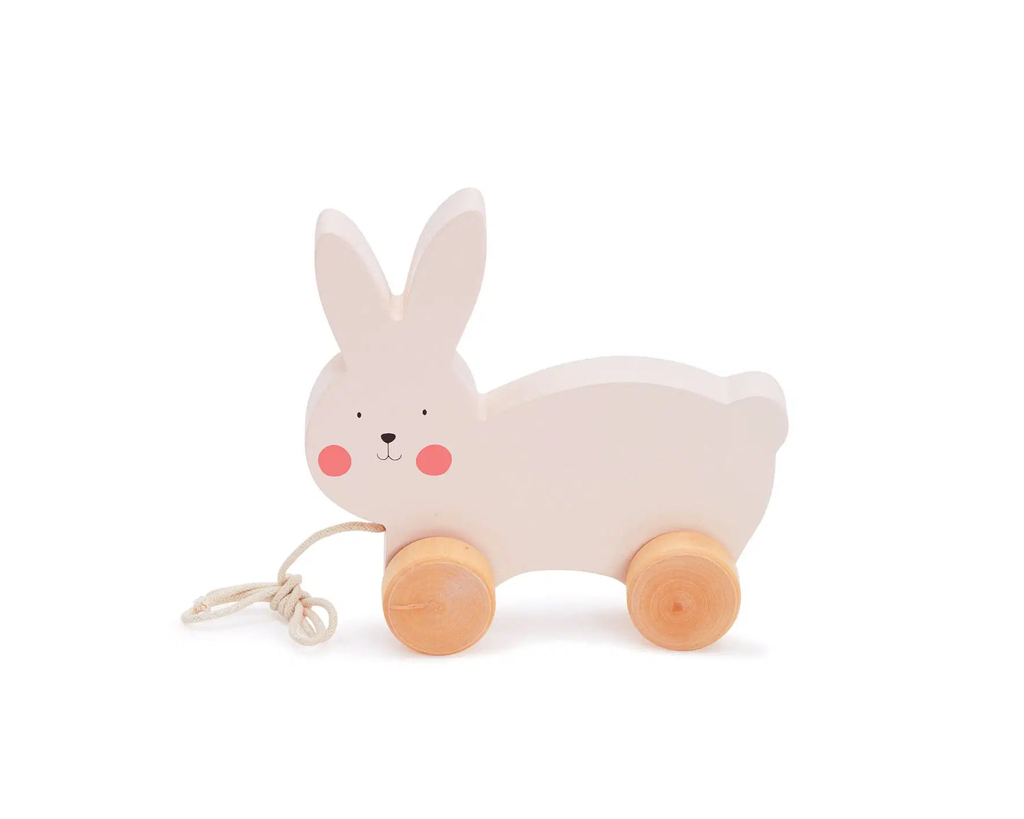 BUBBLE WOODEN RABBIT PULL ALONG - Bubs Universe