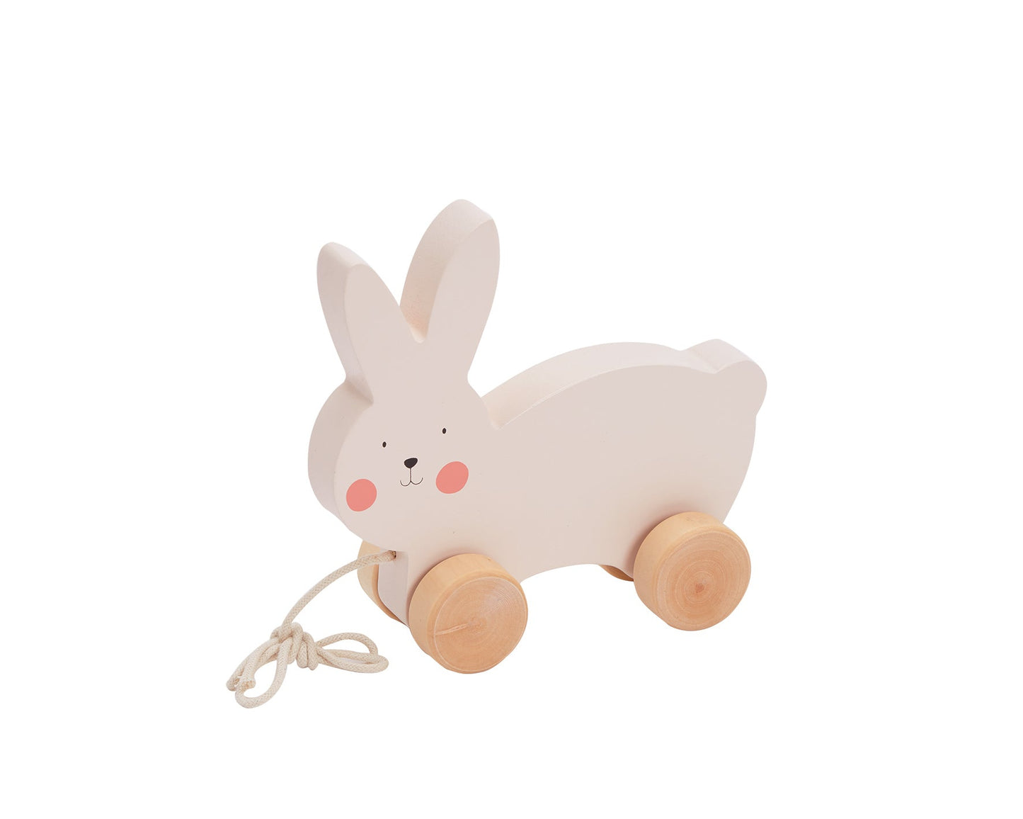 BUBBLE WOODEN RABBIT PULL ALONG - Bubs Universe