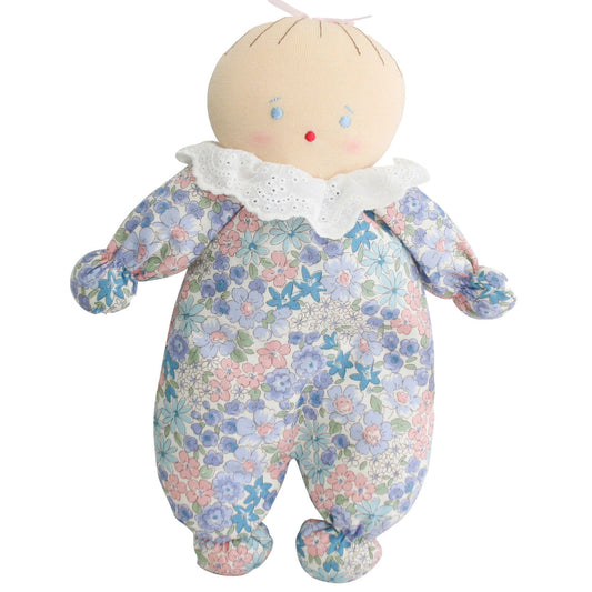 Alimrose Asleep Awake Baby Doll 24cm Liberty Blue