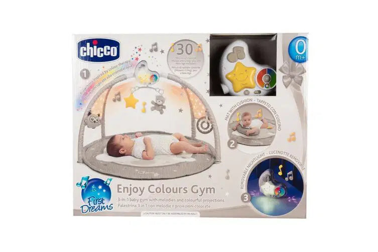 CHICCO Enjoy Colours Playgym Neutral - Bubs Universe