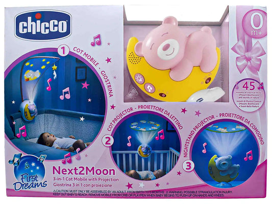 CHICCO Toy Next2Moon Pink - Bubs Universe