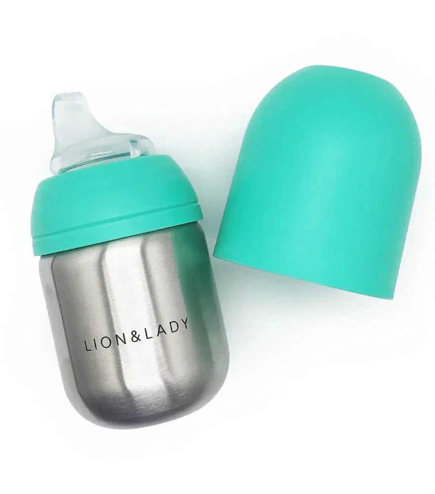 Lion & Lady Toddler Sippy Cup - 210ml 18/8 Stainless Steel (More Colors)