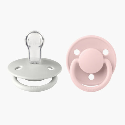 BIBS De Lux - Haze/Blossom - (2pk)   Low in Stock