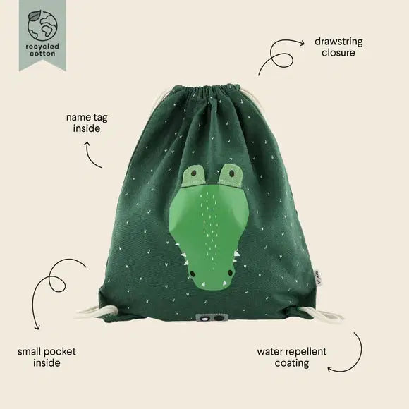 Trixie Library / swim bag / Gym bag - Mr. Crocodile
