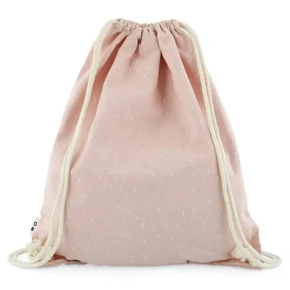 trixie library drawstring bag mrs rabbit