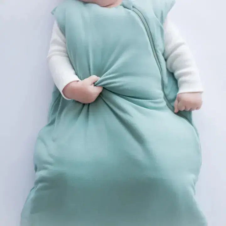 zoe sage baby sleeping bag cove green