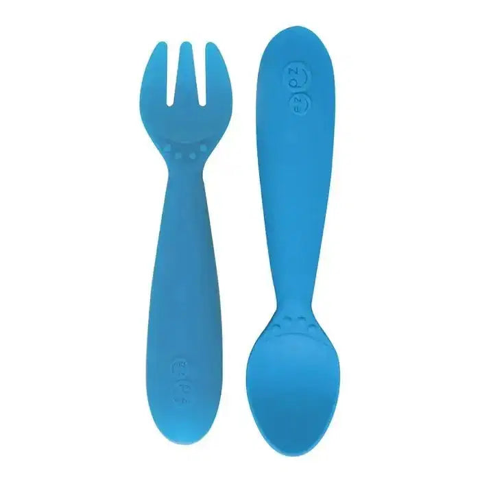 Ezpz Blue silicone, latex free, PVC and BPA free for toddlers, Bubs Universe.