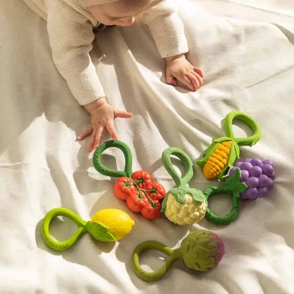 Oli & Carol Grape Rattle Toy