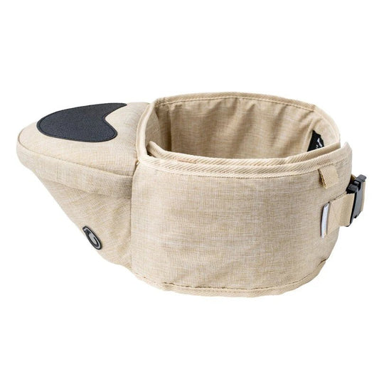HippyChick Hip Seat Oatmeal Denim - Bubs Universe