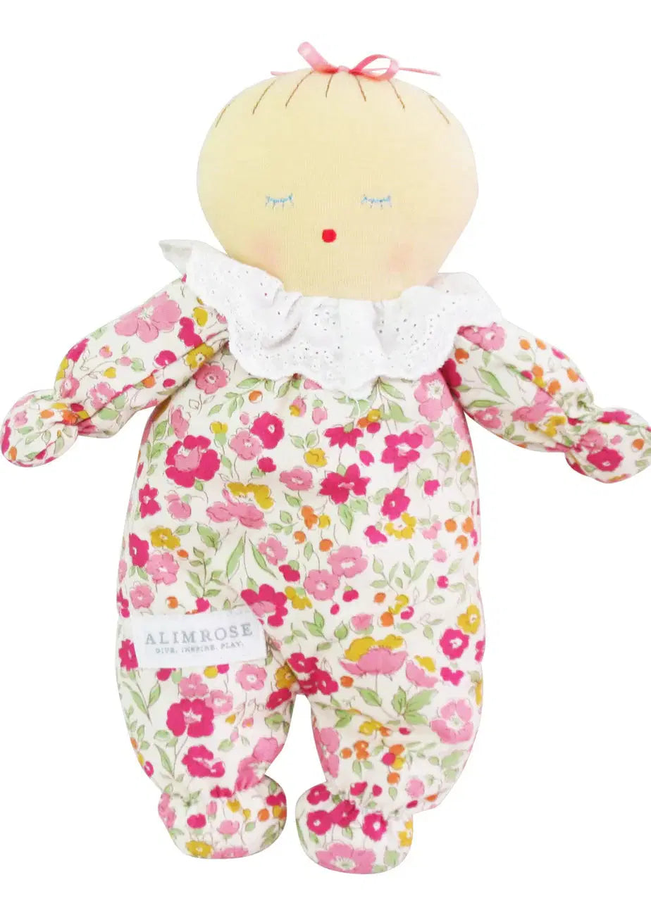 ALIMROSE, Asleep Awake Baby Doll 24cm Rose Garden