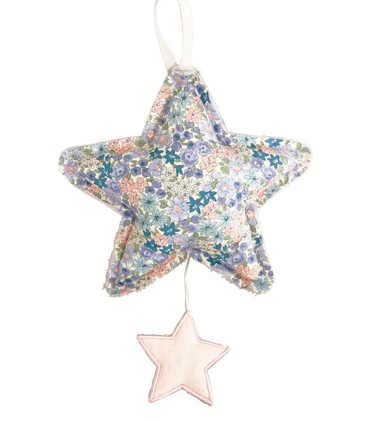 Star Musical Pink Linen Liberty Blue