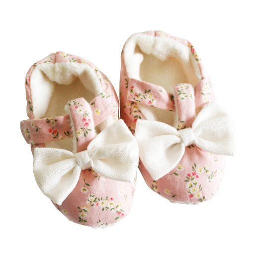 ALIMROSE Bow Booties Posy Heart