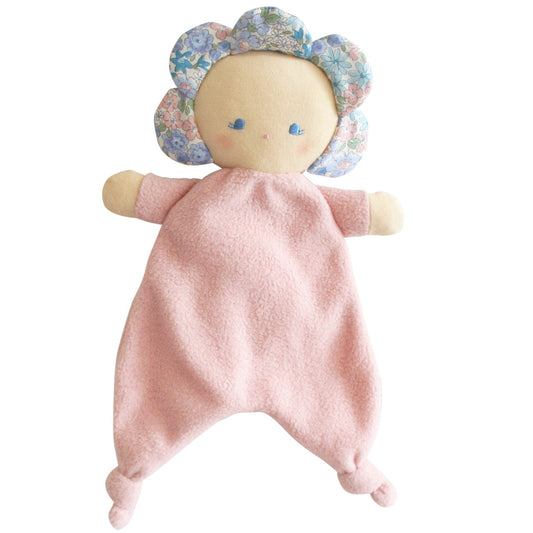 ALIMROSE Flower Baby Comforter 29cm Liberty Blue
