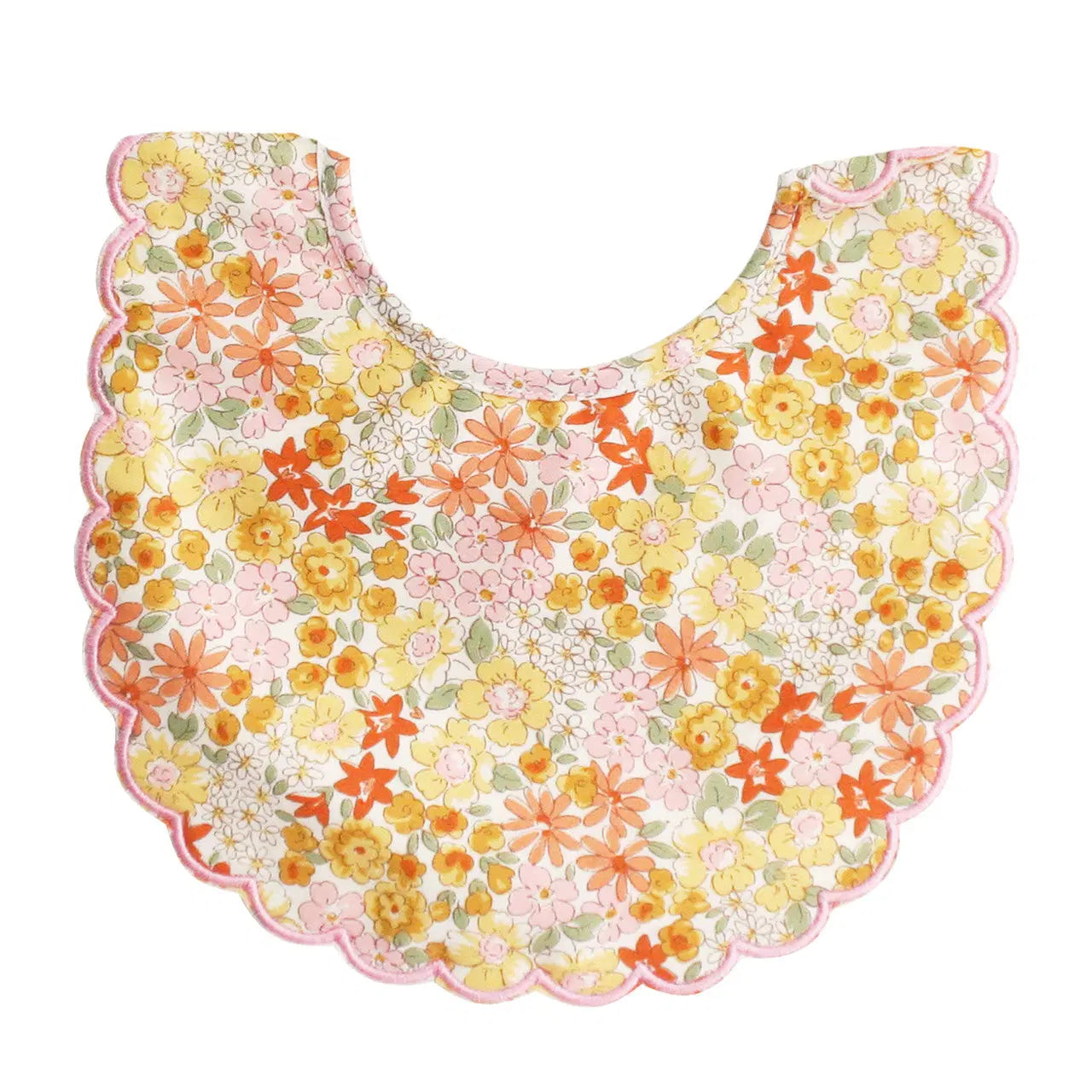 ALIMROSE Scallop Bib Sweet Marigold