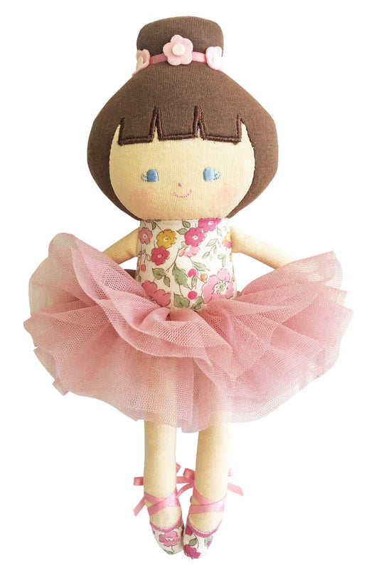 ALIMROSE Baby Ballerina Doll 25cm - Rose Garden