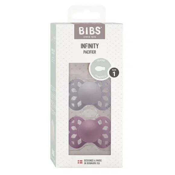 BIBS Infinity, Symmetrical S1 - Fossil Grey/Mauve - (2pk)