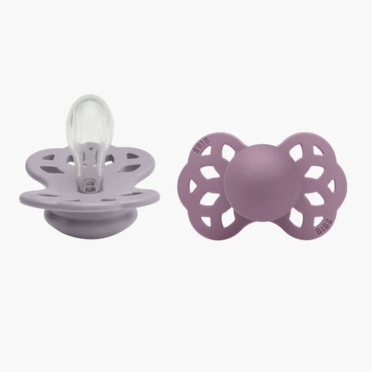 BIBS Infinity, Symmetrical S2 - Fossil Grey/Mauve - (2pk)