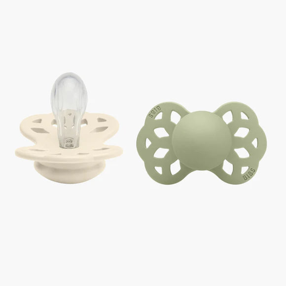 BIBS Infinity, Symmetrical S1 - Ivory/Sage - (2pk)