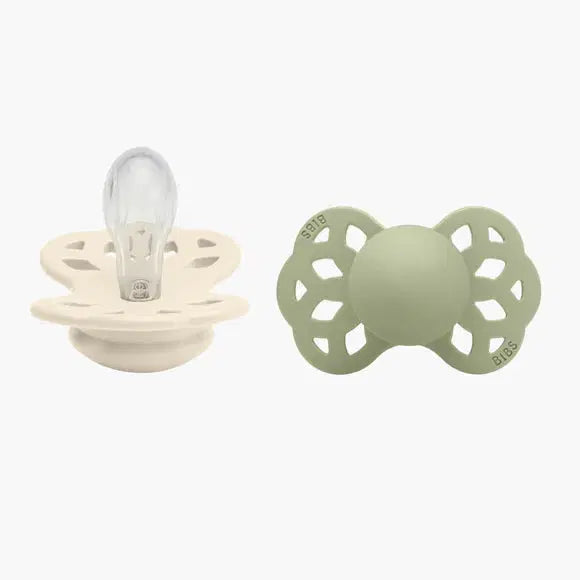 BIBS Infinity Symmetrical S1 Ivory Sage 2pk