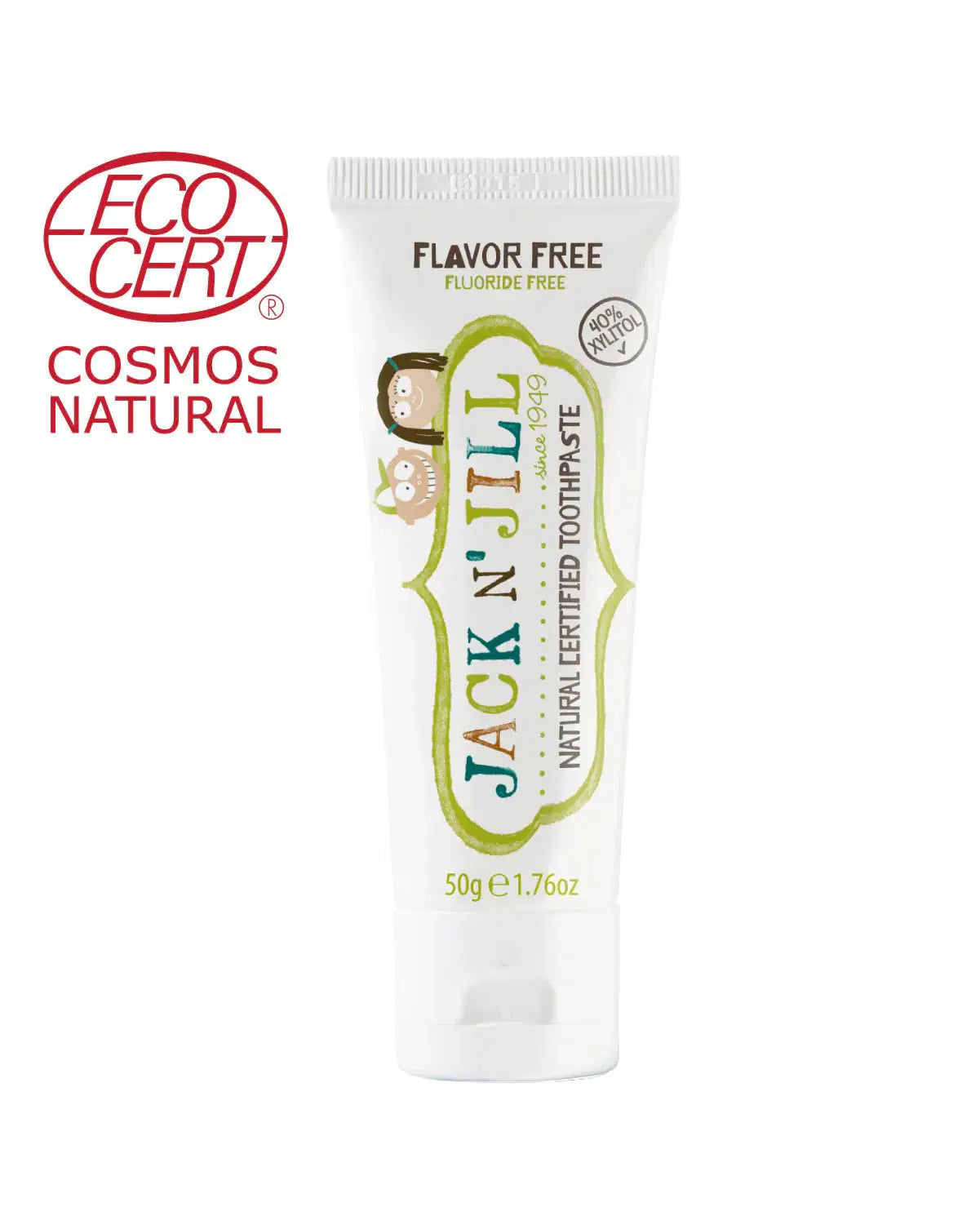 Jack n' Jill, Natural Certified Toothpaste, 1.76 oz (50 g) - Bubs Universe