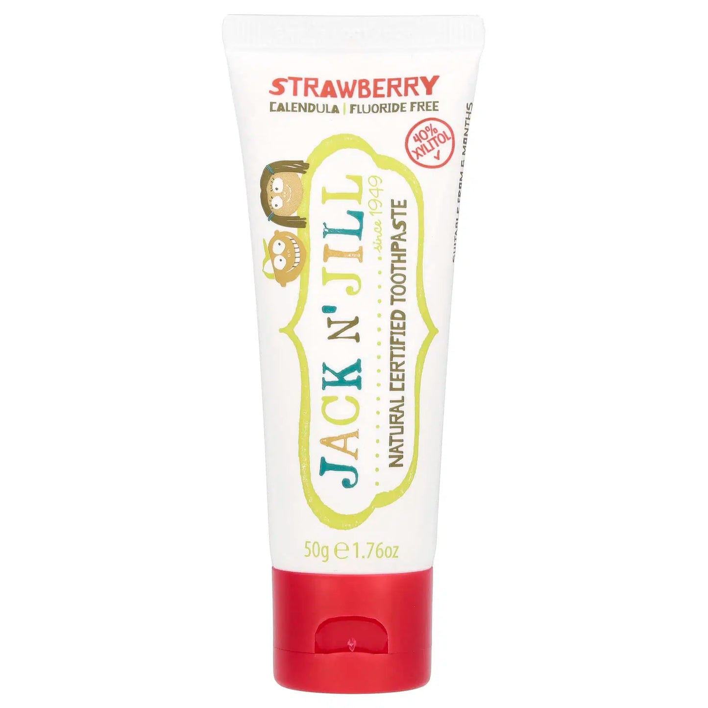 Jack n' Jill, Natural Certified Toothpaste, 1.76 oz (50 g) - Bubs Universe