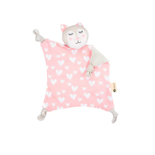 Kippins Kitty Kippin Organic Cotton Baby Comforter
