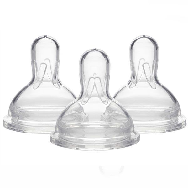 Medela Wide Base Nipples 0_4 M x3 - Bubs Universe