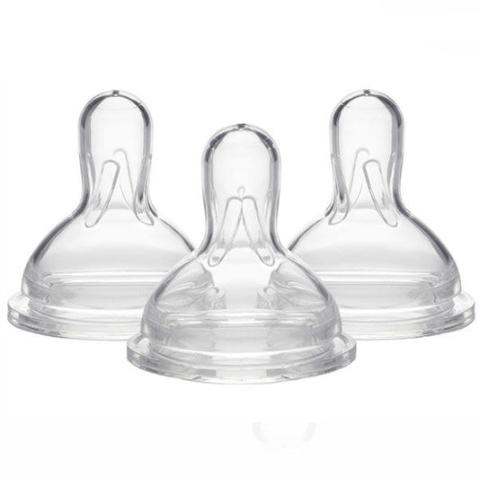 Medela Wide Base Nipples 0_4 M x3 - Bubs Universe