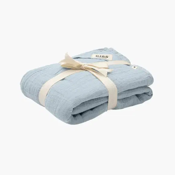 BIBS Muslin Swaddle Baby Blue