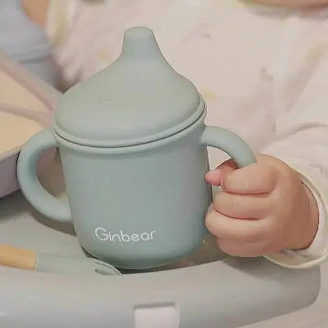NEW Silicone Spout Cup - blush - Bubs Universe
