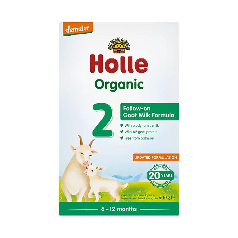 Organic Goat Milk Infant Follow - On Formula 2 with DHA 400g - Bubs Universe