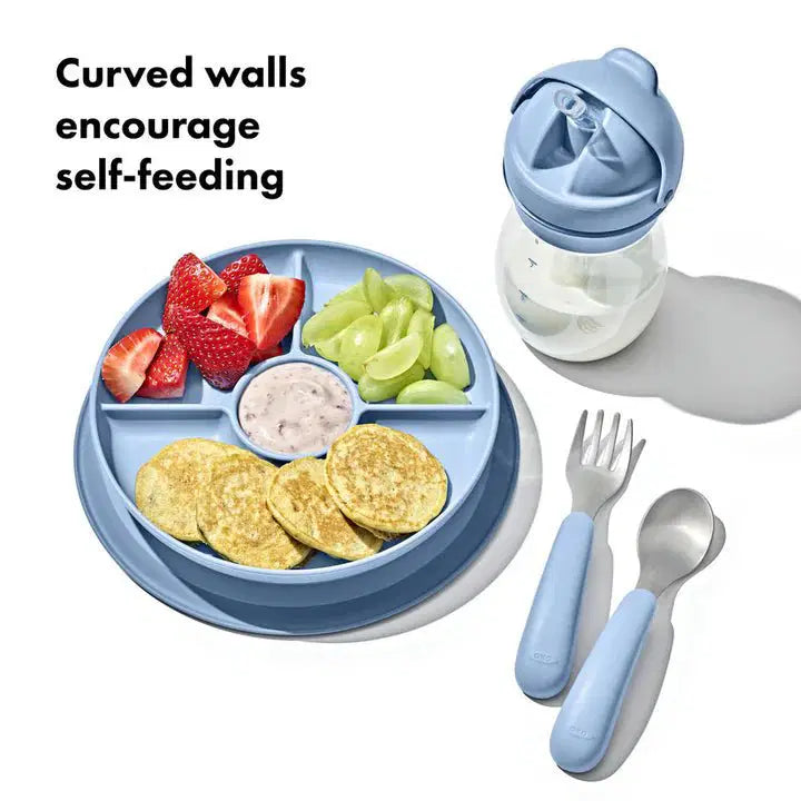 OXO TOT STICK & STAY SUCTION DIVIDED PLATE - Bubs Universe