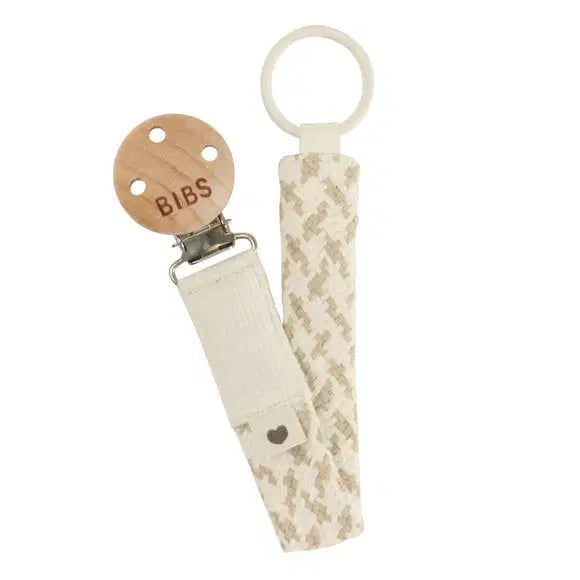 BIBS Pacifier Clip Violet Sky Mauve