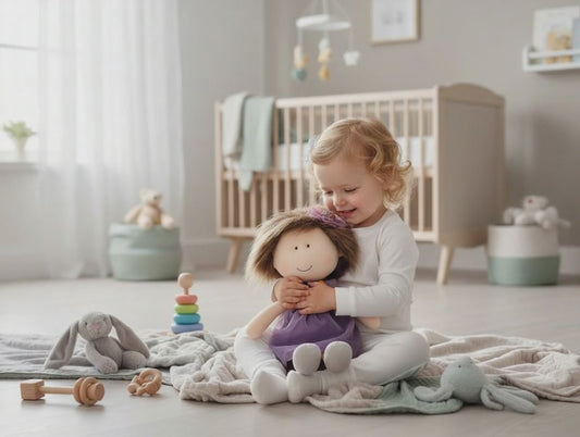 Giggle Bubs 🌸 Lily – A Gentle Comfort Doll (50 cm)and 🌷 Mila – A Sweet Playtime Companion (50 cm)