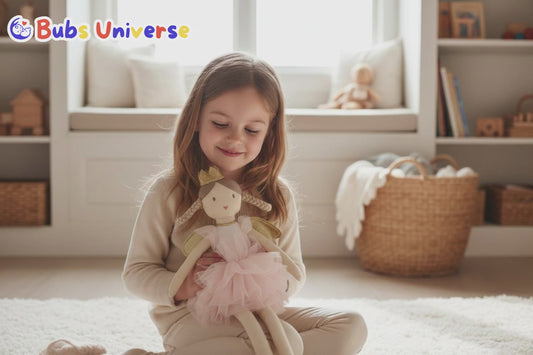 Giggle Bubs Aria The Blush Angel Doll 50cm