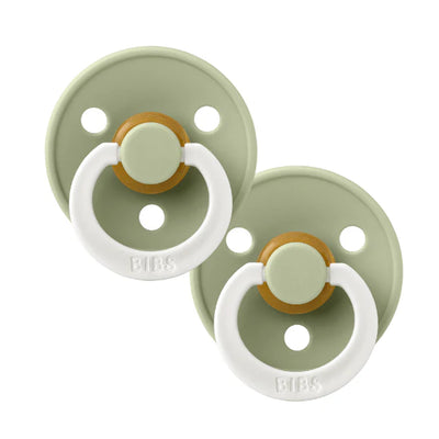 BIBS Sage GLOW Round, Latex (2pk) S2