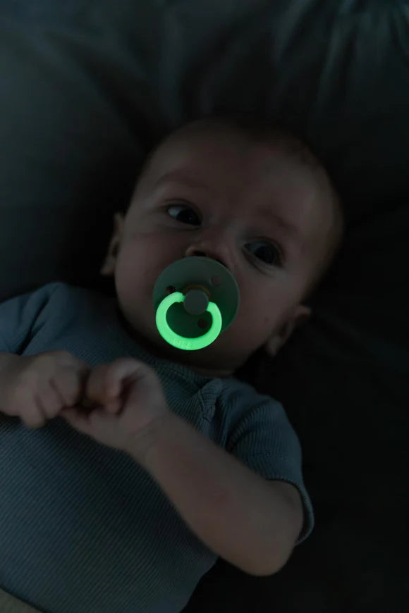 BIBS Sage/Cloud GLOW Round S2 , Latex (2pk)