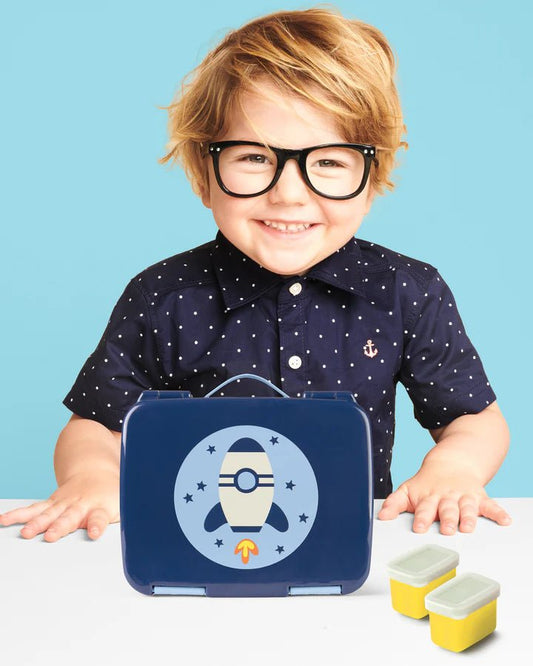 SKIP HOP SPARK STYLE BENTO LUNCH BOX - ROCKET - Bubs Universe