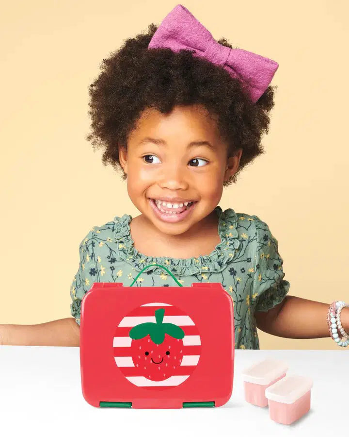 SKIP HOP SPARK STYLE BENTO LUNCH BOX - STRAWBERRY - Bubs Universe