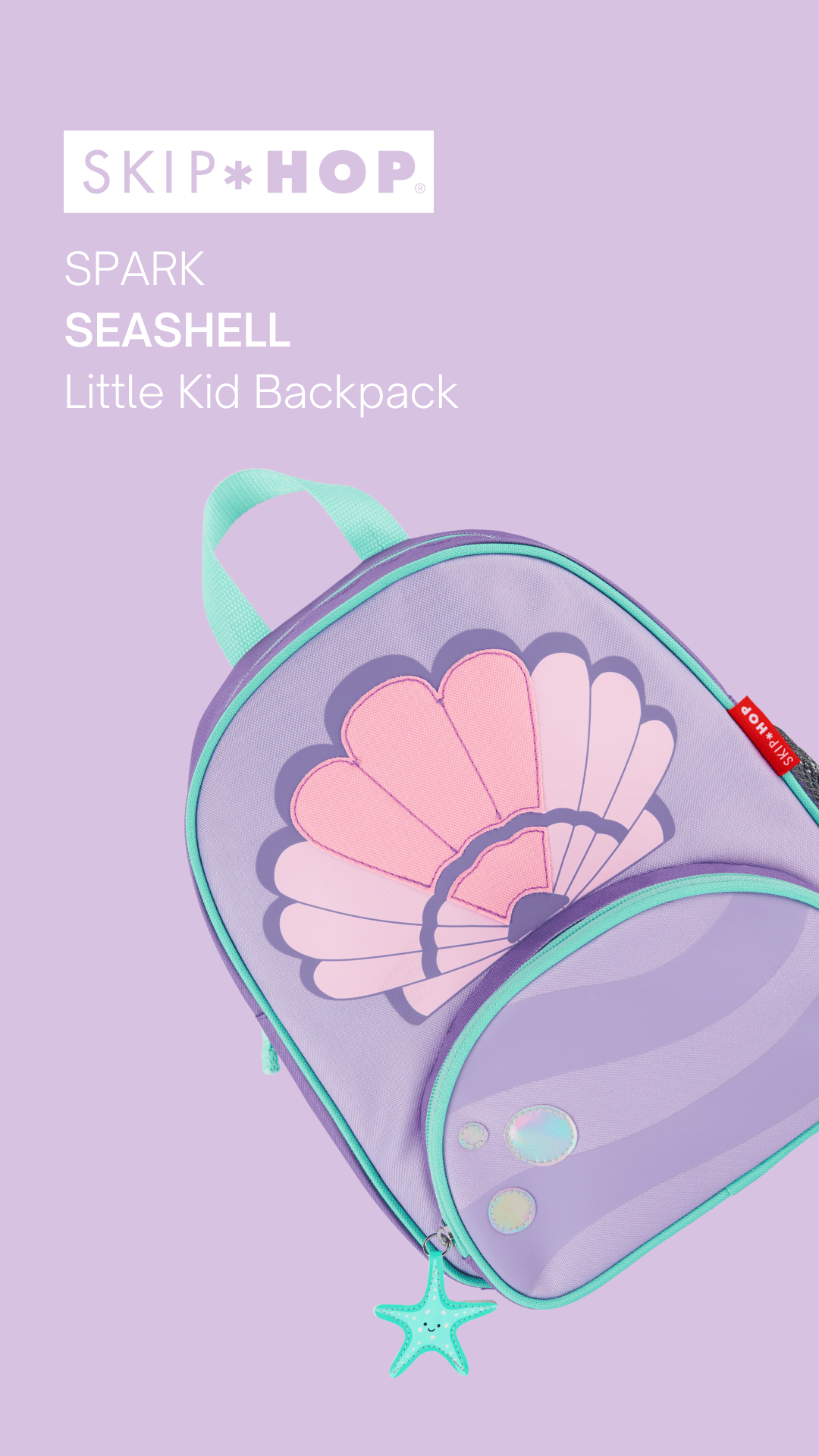 SKIP HOP SPARK STYLE LITTLE KID BACKPACK - SEASHELL - Bubs Universe