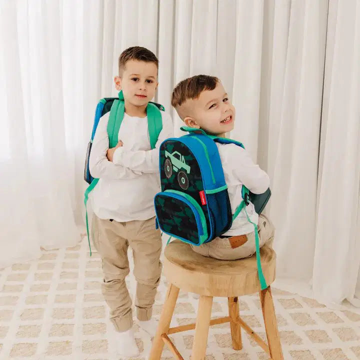 Skip Hop Spark Style Little Kid Backpack - Truck - Bubs Universe