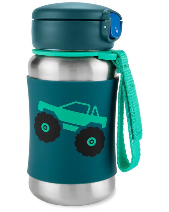 SKIP HOP SPARK STYLE STAINLESS STEEL STRAW BOTTLE - TRUCK - Bubs Universe