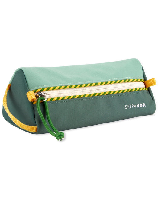 SKIP HOP GREEN PENCIL POUCH WITH ZIPPER