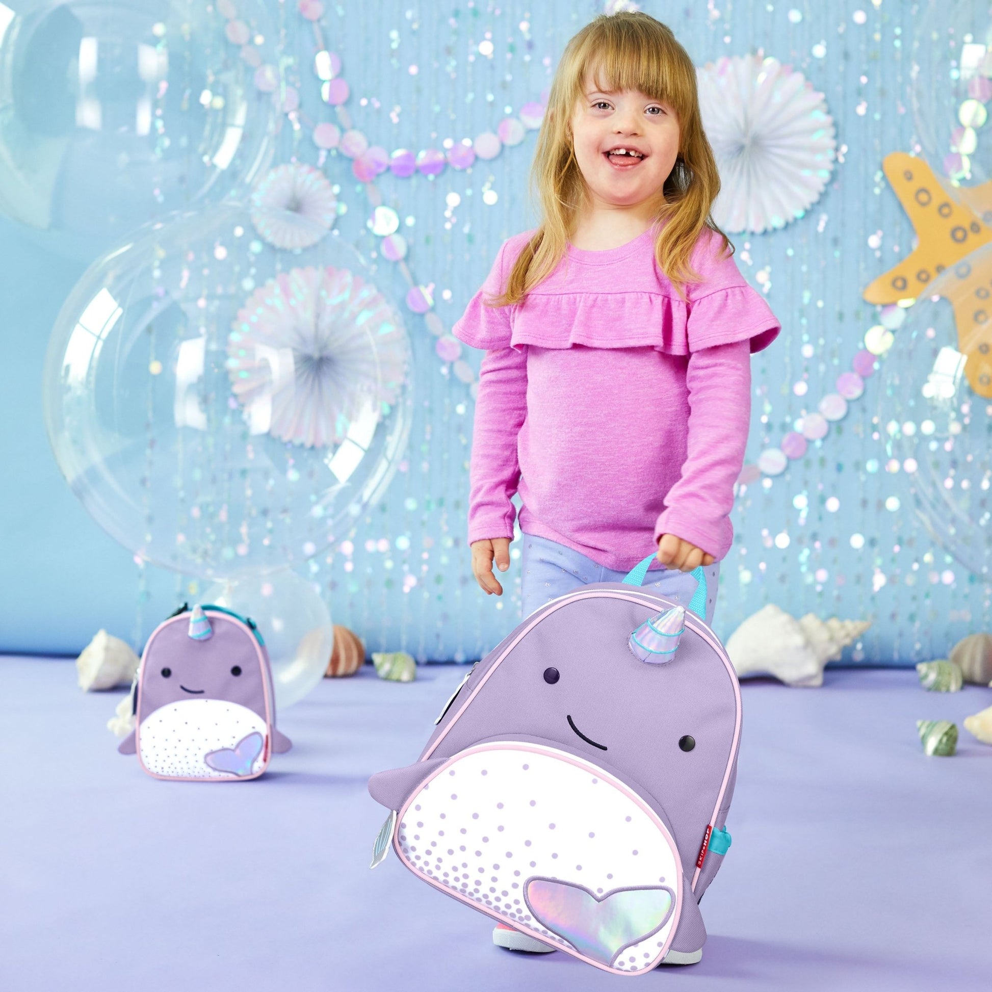 SKIP HOP ZOO LITTLE KID BACKPACK - NARWHAL - Bubs Universe