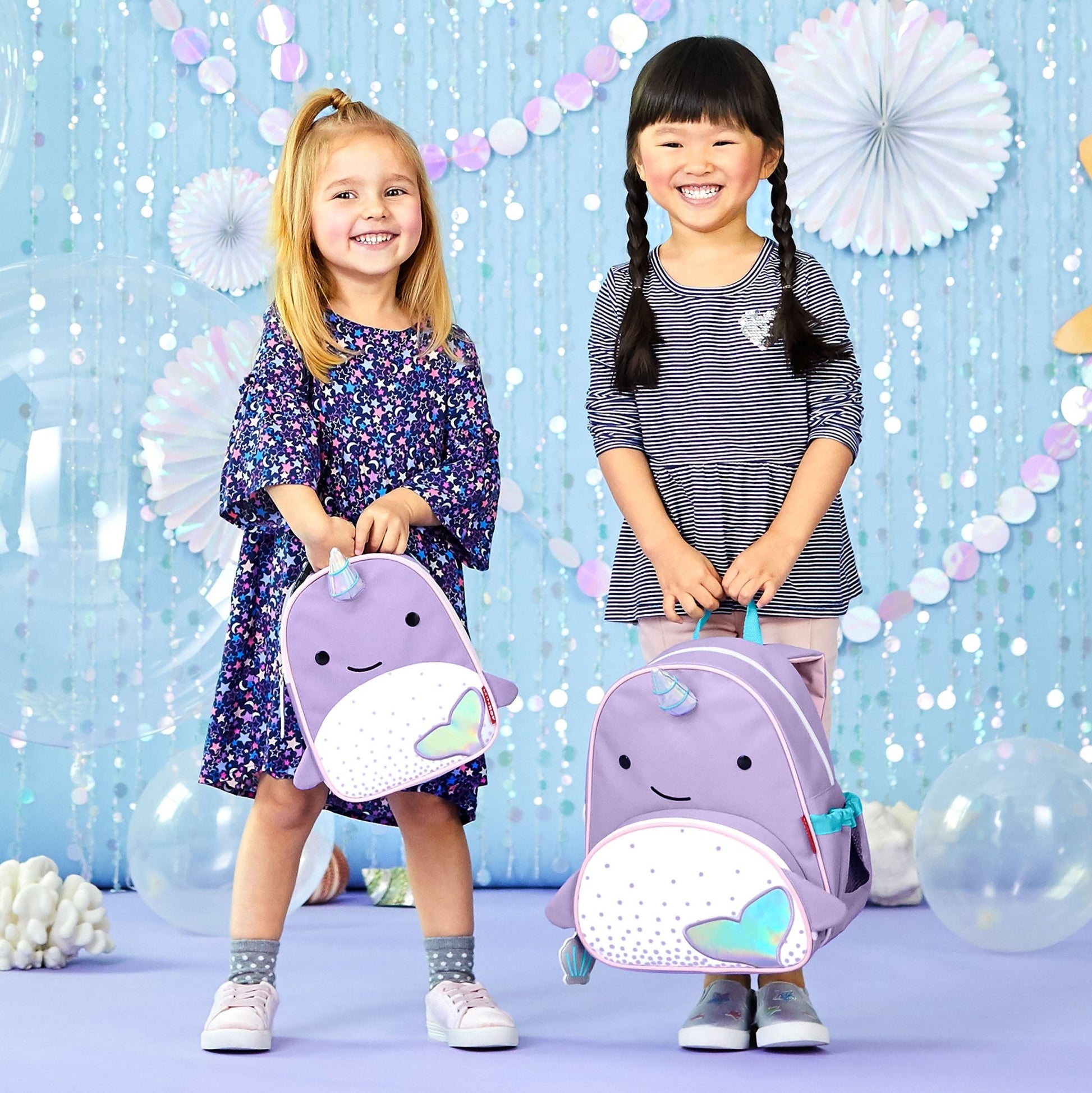 SKIP HOP ZOO LITTLE KID BACKPACK - NARWHAL - Bubs Universe