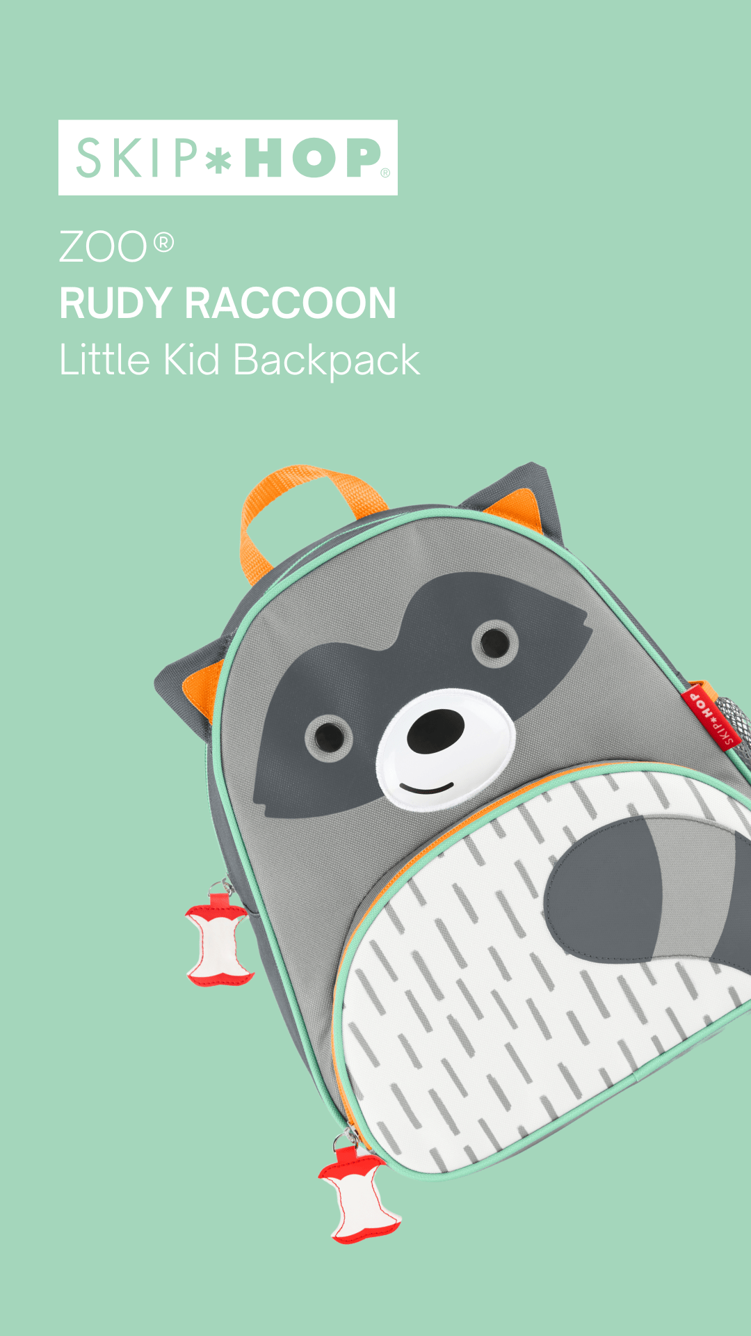 SKIP HOP ZOO LITTLE KID BACKPACK - RACCOON - Bubs Universe