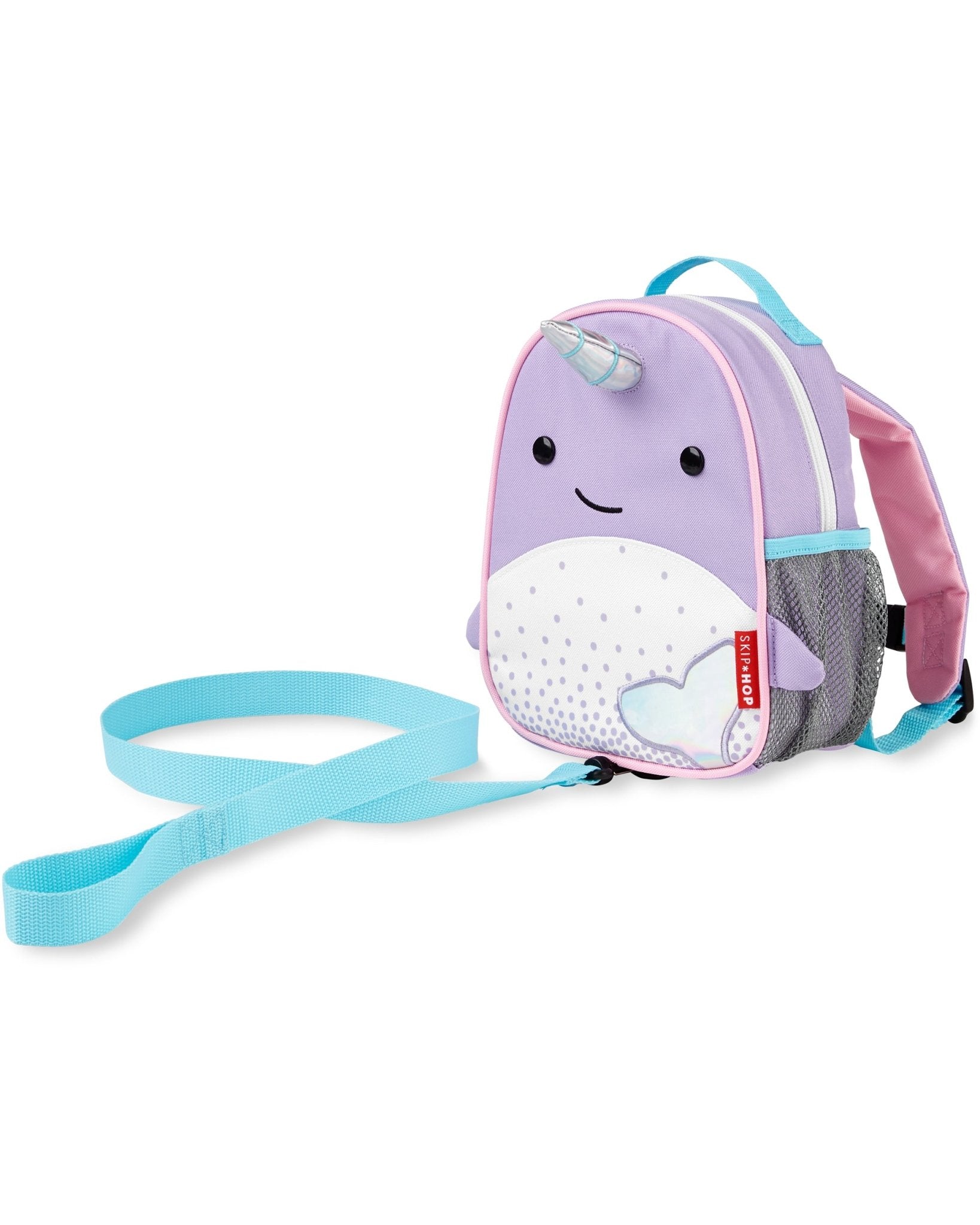 SKIP HOP ZOO MINI BACKPACK WITH REINS - NARWHAL - Bubs Universe