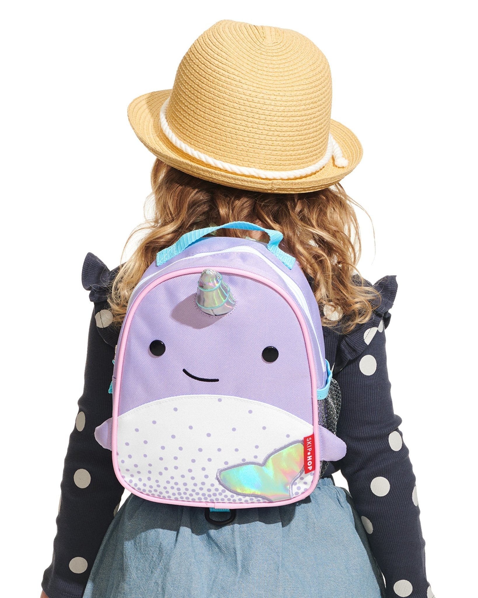 SKIP HOP ZOO MINI BACKPACK WITH REINS - NARWHAL - Bubs Universe