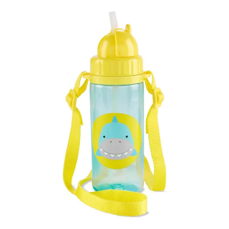 Skip Hop Zoo Straw Bottle with Shoulder Strap - Bubs Universe